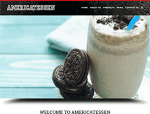 Tablet Screenshot of americatessen.com